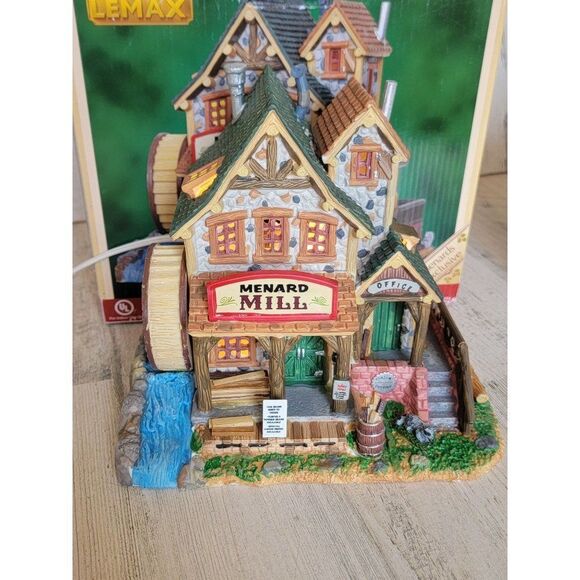 Lemax Menard Mill 2011 Village accessory Xmas office exclusive - Picture 1 of 11